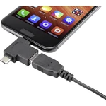 Renkforce USB 3.0 adaptér [1x USB-C ™ zástrčka, micro USB 2.0 zástrčka B - 1x USB 3.1 zásuvka A]  s funkciou OTG, pozlát