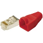 LogiLink MP0016 Konektor RJ45 CAT 5e, tienený MP0016 zástrčka, rovná  Počet pólov: 8P8C  červená 100 ks