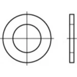 Podložka plochá TOOLCRAFT 106684 DIN 433 vonkajší Ø:11 mm Vnút.Ø:6.4 mm oceľ 250 ks