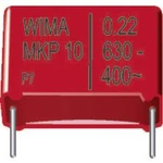 Foliový kondenzátor MKP Wima, 0,15 µF, 630 V, 20 %, 26,5 x 8,5 x 18,5 mm