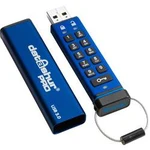 USB flash disk iStorage datAshur® PRO IS-FL-DA3-256-32, 32 GB, USB 3.2 Gen 1 (USB 3.0), modrá