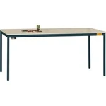 Manuflex LD1116.7016 ESD pracovní stůl UNIDESK s plastové desky, antracitová RAL 7016, Šxhxv = 2000 x 800 x 723-733 mm