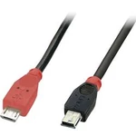 Kabel LINDY LINDY USB 2.0 Kabel Micro-B/Mini-B OTG, 31717, 50.00 cm, černá