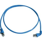 Síťový kabel RJ45 Telegärtner L00000A0198, CAT 6A, S/FTP, 1.00 m, modrá