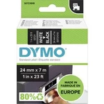 Páska do štítkovače DYMO 53721, 24 mm, 7 m, bílá, černá