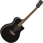 Yamaha APX600 Black Chitarra Semiacustica Jumbo