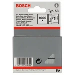 Fine wire staple, type 53 11,4 x 0,74 x 18 mm 1000 ks Bosch Accessories 1609200369 Rozmery (š x v) 11.4 mm x 18 mm