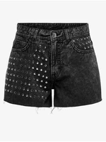 Black women's denim shorts ONLY Manja - Women