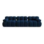 Niebieska aksamitna sofa 282 cm Bellis – Micadoni Home