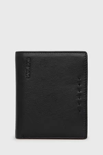 Kožená peňaženka Strellson pánsky, čierna farba, 4010000225.900