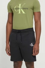Kraťasy Calvin Klein Jeans pánské, černá barva, J30J325131
