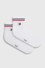 Ponožky Tommy Jeans 2-pack bílá barva