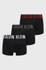 Boxerky Calvin Klein Underwear 3-pack pánské, černá barva, 000NB3775A