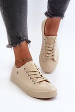 Classic Women's Sneakers Big Star Beige