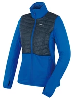 Husky  Airy L neon blue, L Dámska mikina na zips