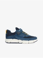 Dark blue boys' sneakers with suede details Geox - Boys