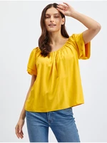 Orsay Yellow Women's Blouse - Ladies