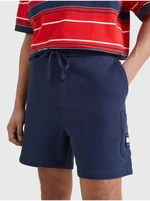 Tommy Jeans Krátke nohavice - TJM BADGE CARGO SHORT modré