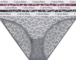 Calvin Klein 3 PACK - dámske nohavičky Bikini QD3926E -BP7 XS