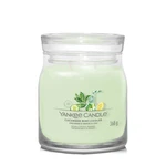 Yankee Candle Aromatická sviečka Signature sklo stredná Cucumber Mint Cooler 368 g