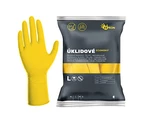 Latexové úklidové rukavice Espeon Economy - žluté, velikost L (300005)