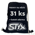 31PACK pánské trenky Styx klasická guma - trenky na měsíc