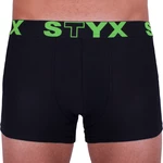 Pánské boxerky Styx sportovní guma černé