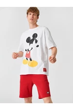 Koton Mickey Mouse oversize tričko s licenciou s potlačou