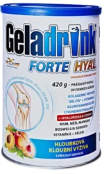 GELADRINK FORTE HYAL Práškový nápoj broskev 420 g