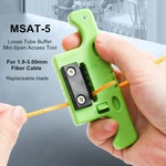 MSAT-5 Fiber Cable Ribbon Stripper MSAT 5 Loose Tube Buffer Mid-Span Access Tool 1.9mm to 3.0mm Replaceable Blade