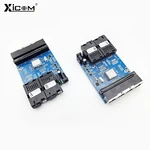 5pcs Gigabit placa metro fibra 20KM 2 Fiber 4RJ45 PCBA Board SC Connector Single Ethernet Optical Fiber Switch Mode 10/100/1000M