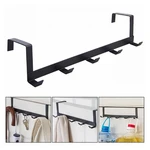 Household Back Door Hook Multi-functional Clothes Bags Bathroom Organizer Hooks Coats Rack Hats Towel Hanger Scarves Storag K4F5