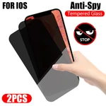 2PCS Anti-spy Screen Protector For iPhone 13 12 Pro Max 13 12 Mini Tempered Glass For iPhone 13 12 Pro SE 2020 Privacy Glass