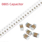 B 100pcs 0805 SMD Chip Multilayer Ceramic Capacitor 0.5pF - 10uF 10pF 100pF 1nF 10nF 15nF 100nF 0.1uF 1uF 2.2uF 4.7uF