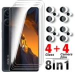 8To1 Tempered Glass For Xiaomi Poco F5 PocoF5 Pro 5G Protective Glass Poxo F5Pro Poko F 5 5F PocoF5Pro Camera Screen Protector