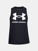 Under Armour Tílko Sportstyle Graphic Tank-BLK - Dámské