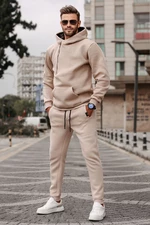 Madmext Beige Men's Tracksuit Set 5634