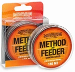 Mivardi splétaná šňůra method & feeder sinking braid 150 m hnědá-průměr 0,14 mm