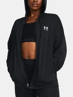 Under Armour UA Rival Terry OS FZ Hooded Mikina Černá