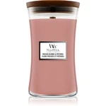 Woodwick Pressed Blooms & Patchouli vonná svíčka s dřevěným knotem 609,5 g