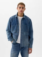 Blue men's denim jacket GAP