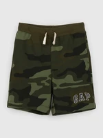 Dark Green Boys' Army Tracksuit Shorts GAP