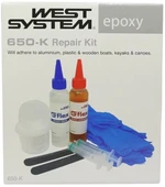 West System 650-K Aluminum Boat Repair Kit Transparent 236 ml Epoxidic