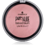 Essence pure NUDE baked pudrová tvářenka odstín 02 - Pink Flush 7 g