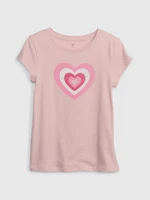 GAP Children's T-shirt heart - Girls