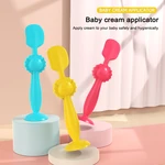 Silicone Infant Diaper Cream Applicator Reusable Flexible Non-Stick Brush Handheld Spatula Small Spreader Travel