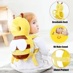 Head Back Protector Baby Protect Pillow Learn Walk Head Protector Cushion Anti Fall Backward Cap Carry Cartoon Kids Safe Bibi