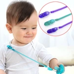 Baby Pacifier Clip Pacifier Chain Tractile Spring Coil Pacifier Chain Clip Baby Soother Nipple Holder for Baby Kids Accessories