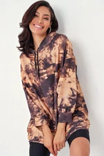 Bigdart 4125 Brown Oversized Sweatshirt Dress