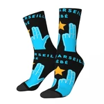 Casual Cest Marseille Bebe JUL Theme Basketball Socks Accessories Spring Autumn Winter Hip Hop Cotton Crew Socks Sweat Absorbing